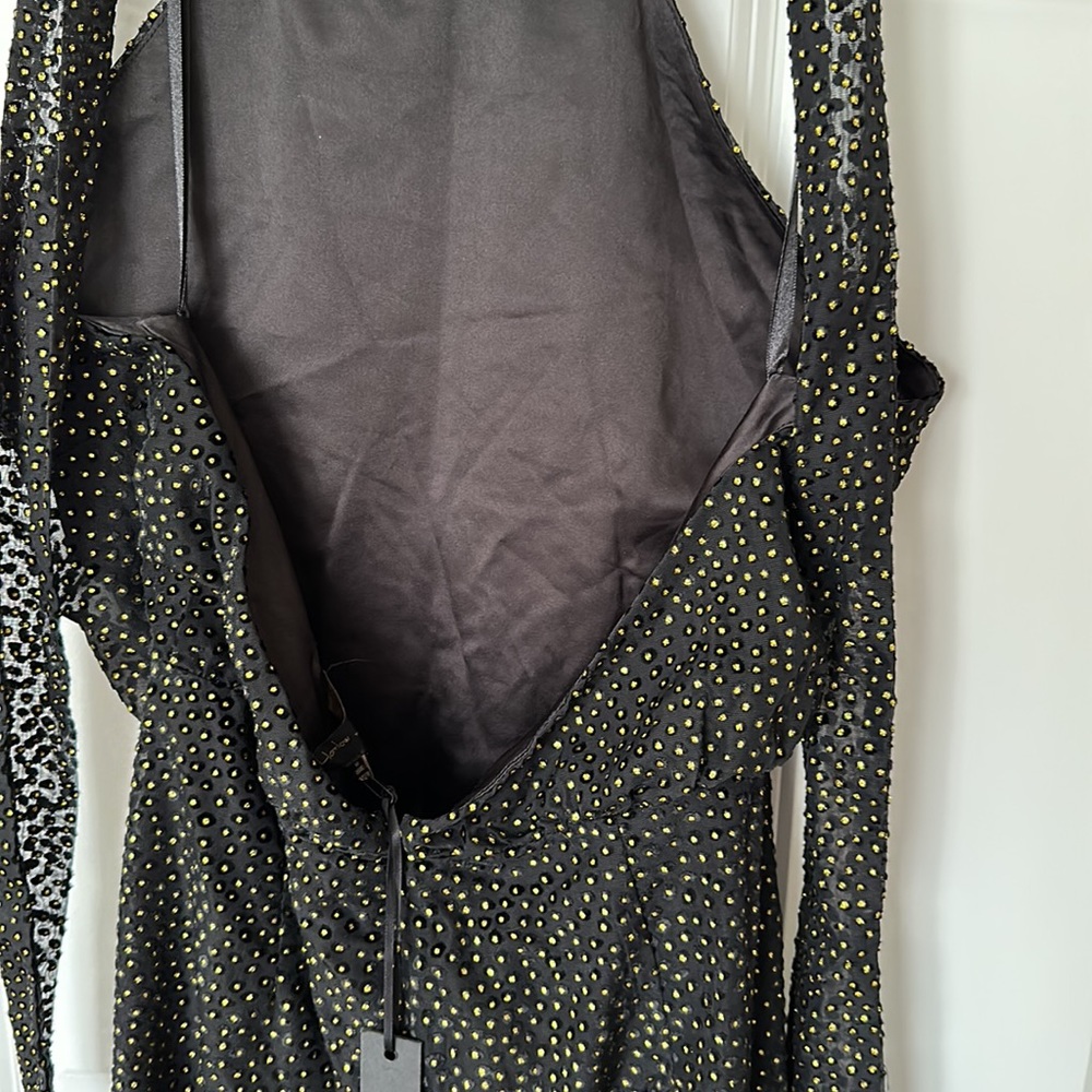 ✨️NWT House of Harlow 1960 x REVOLVE Sana Jumpsuit, Noir, M - Picture 10 of 11